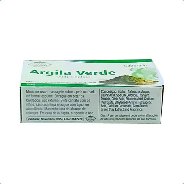 Sabonete argila verde 90g Lianda natural - Image 3