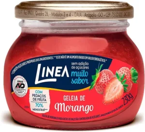 Geleia de Morango 230g Zero Açúcares Linea