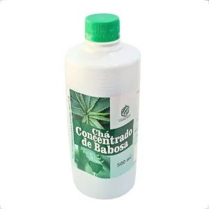 Garrafada chá concentrado de babosa 500ml Fonte Verde