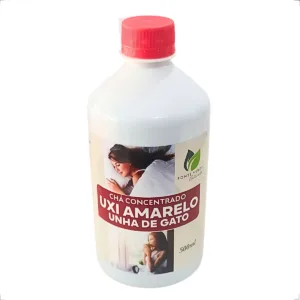 Garrafada Uxi Amarelo com unha de gato 500ml Fonte Verde