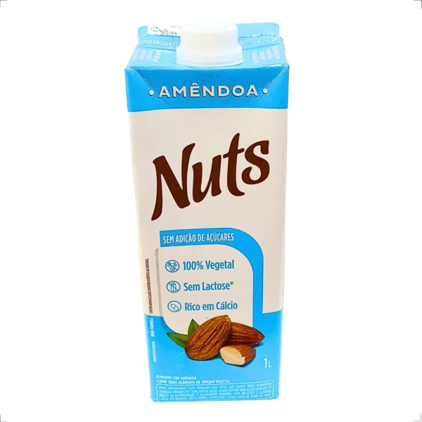 Leite de Amêndoa Zero 1L Nuts