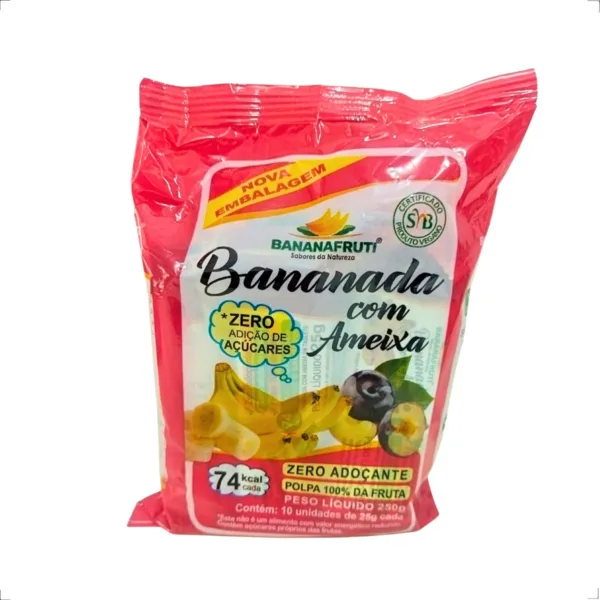 Bananada com Ameixa Zero BananaFruti 10Un - Image 2