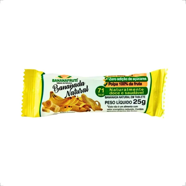 Bananada Natural Zero BananaFruti 25g