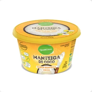 Manteiga de coco com sal 200g Qualicoco