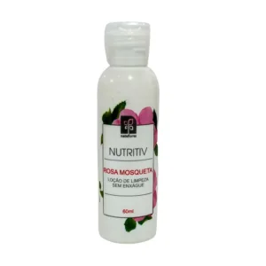 Loção de Limpeza Rosa Mosqueta 60 ml Nutrivit Natuflores