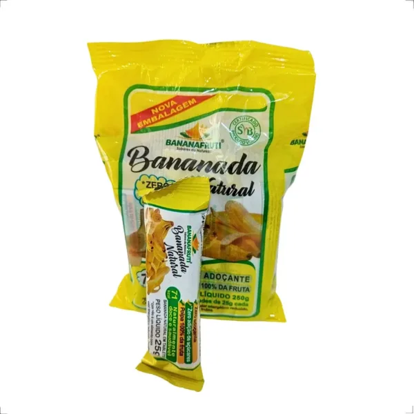 Bananada Natural Zero BananaFruti 10Un
