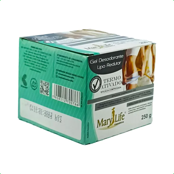 Gel lipo redutor 250g mary life Bio instinto - Imagem 2