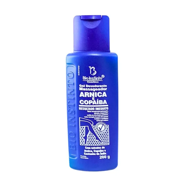Gel Desodorante Massageador Arnica e Copaíba 200g Bio Instinto