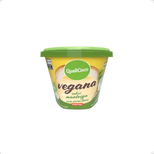 Manteiga Vegana com Ervas Finas 200g Qualicoco