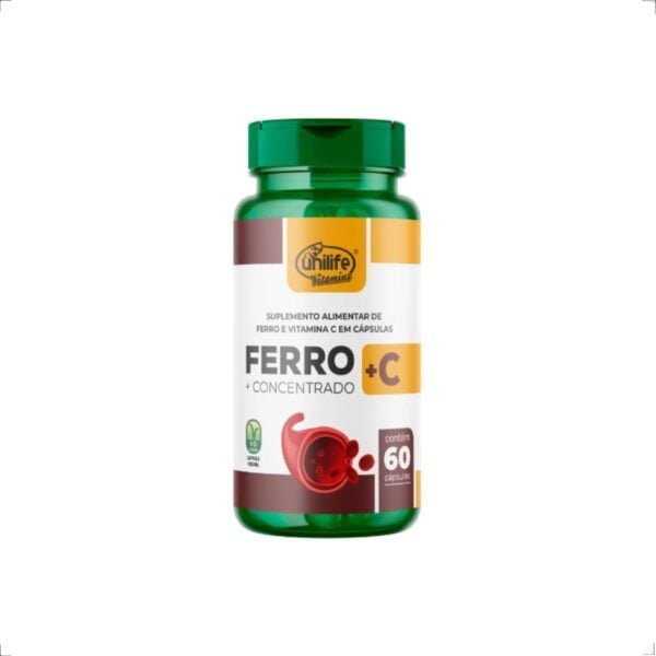 Ferro +C Concentrado 60caps Unilife
