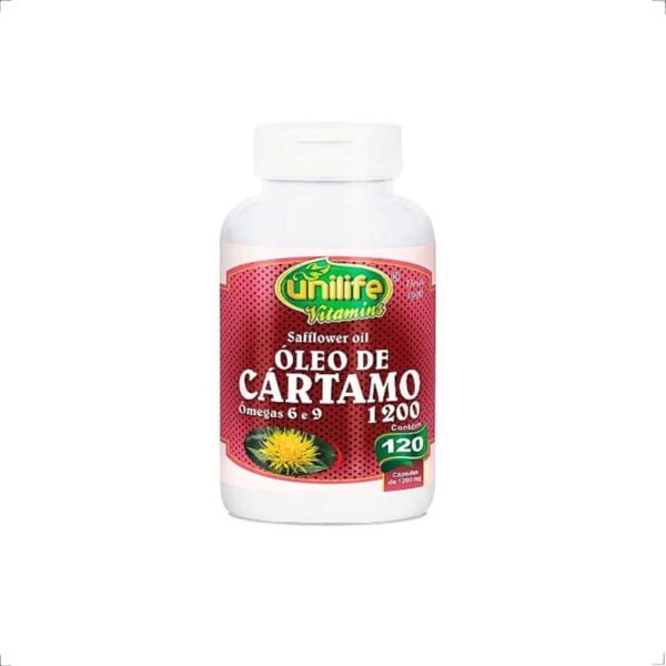 Óleo de Cartamo Ômega 6 e 9 1000 60caps Unilife