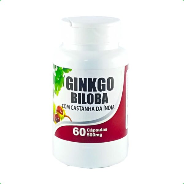 Ginkgo Biloba com Castanha da Índia 60 caps 500mg
