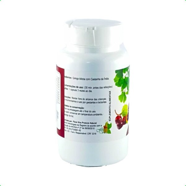 Ginkgo Biloba com Castanha da Índia 60 caps 500mg - Imagem 2