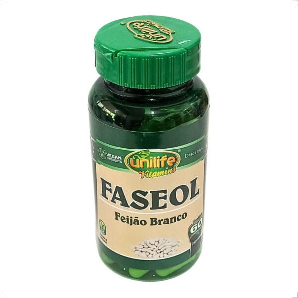 Faseol Feijão Branco 500mg 60 caps Unilife