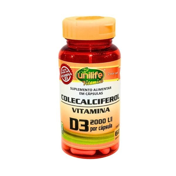 Vitamina D3 Colecalciferol 470mg 60 caps Unilife