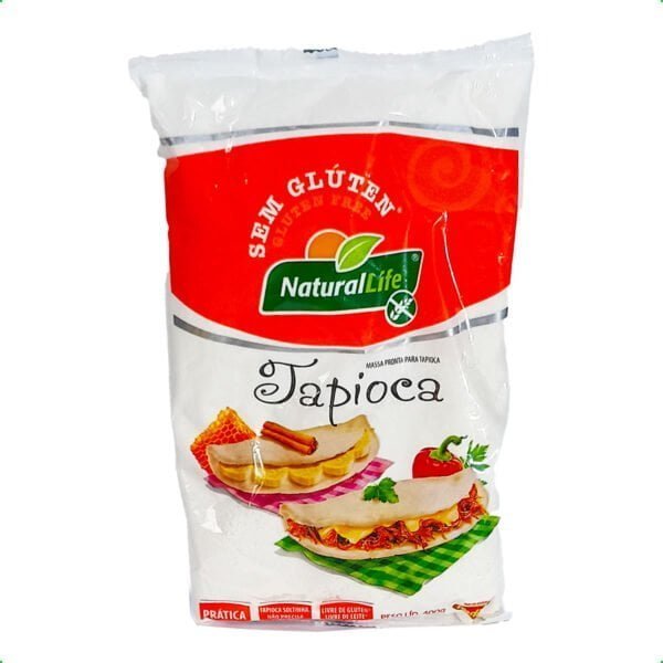 Tapioca massa pronta Sem Glúten 400g Naturallife