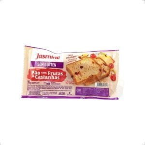 Pão com Frutas & Castanhas Sem Glúten Vegano 350g Jasmine