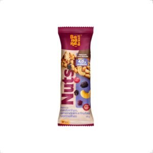 Barra Nuts Castanha ,Amendoim e Frutas vermelhas 26g Banana Brasil