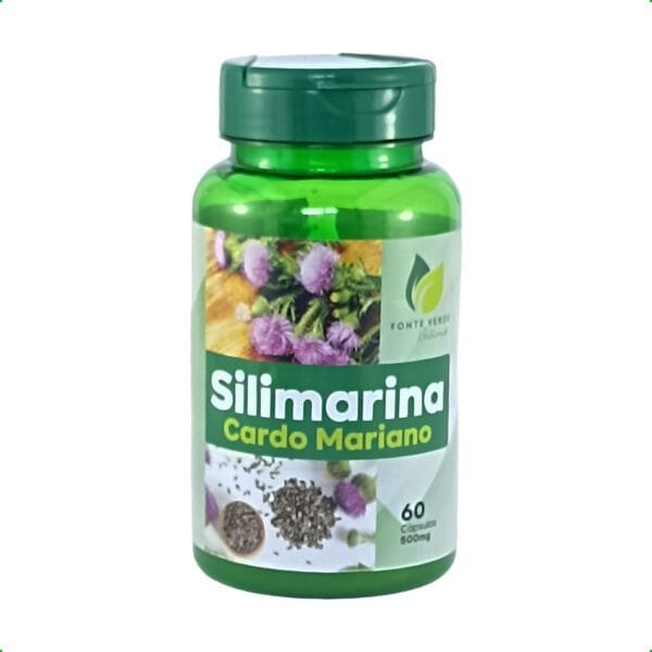 Silimarina (Cardo Mariano) 60caps 500mg fonte verde