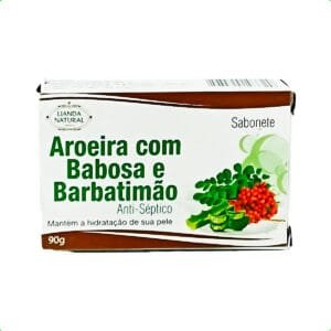 Sabonete Aroeira com Babosa e Barbatimão Anti-Séptico 90g