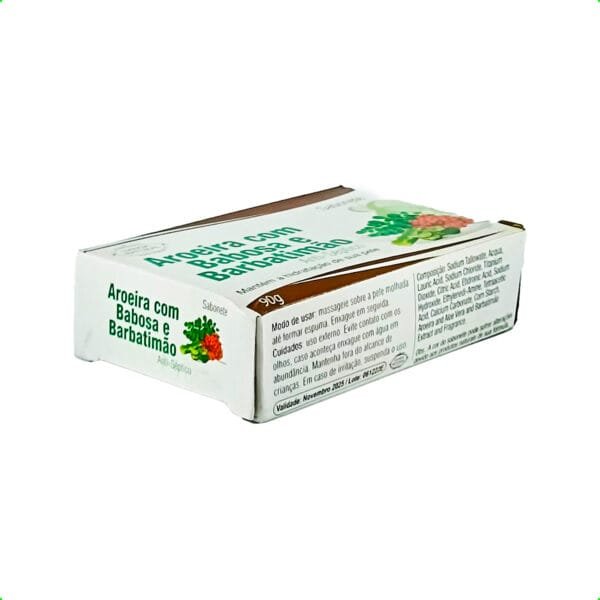 Sabonete Aroeira com Babosa e Barbatimão Anti-Séptico 90g - Image 2