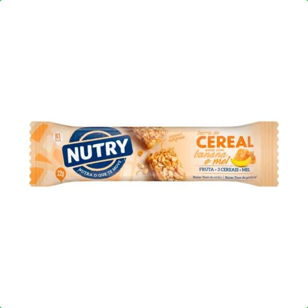 Barra de Cereal Banana e Mel 22g Nutry
