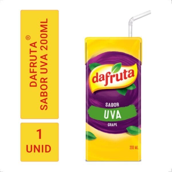 Suco sabor Uva 200ml Dafruta