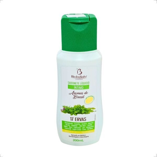 Sabonete líquido Íntimo 17 ervas 200ml Aromas do Brasil Bio Instinto