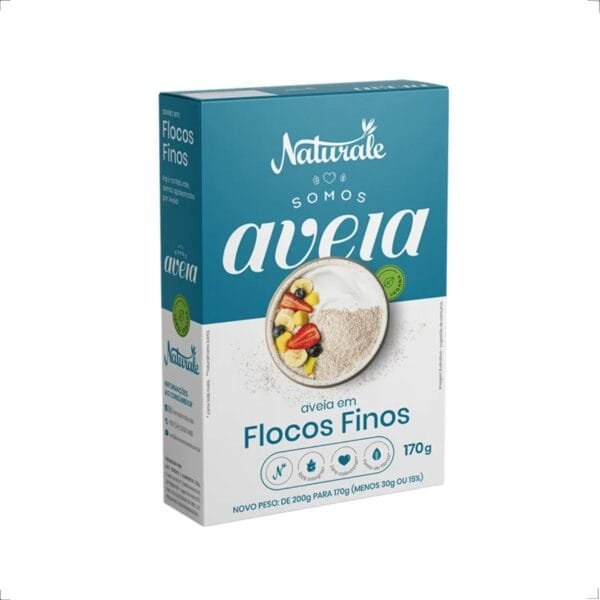 Aveia Flocos Finos 170g Naturale