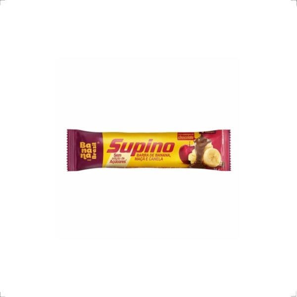 Supino Barra de Banana, Maça e Canela 24g Banana Brasil