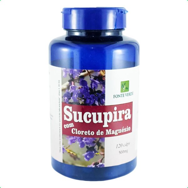 Sucupira com Cloreto de Magnésio 120 caps 500 mg
