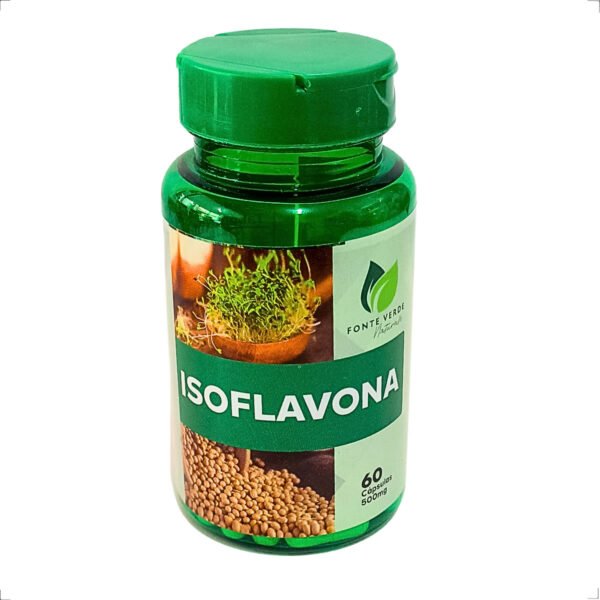 Isoflavona 60 caps 500mg Fonte verde