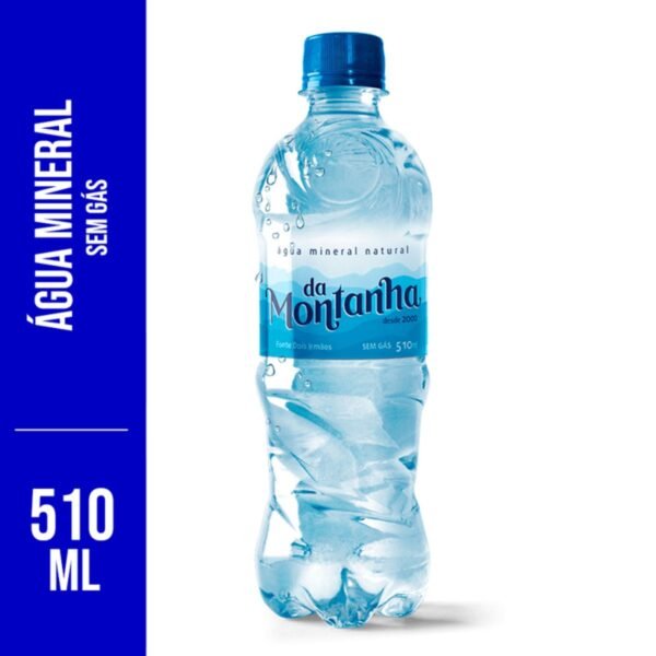 Agua Mineral Natural 510 ml Da Montanha