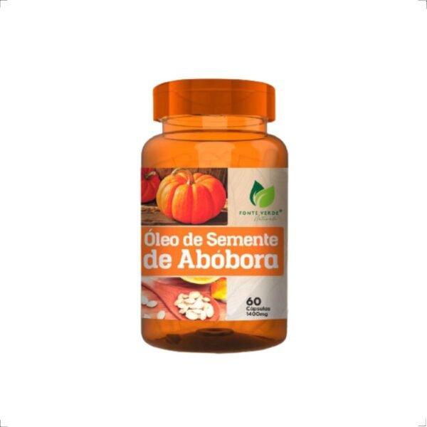 Óleo semente de Abóbora 60 caps 500mg Fonte Verde