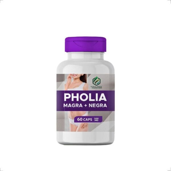 Pholia Magra + Negra 500mg 60caps Fonte Verde