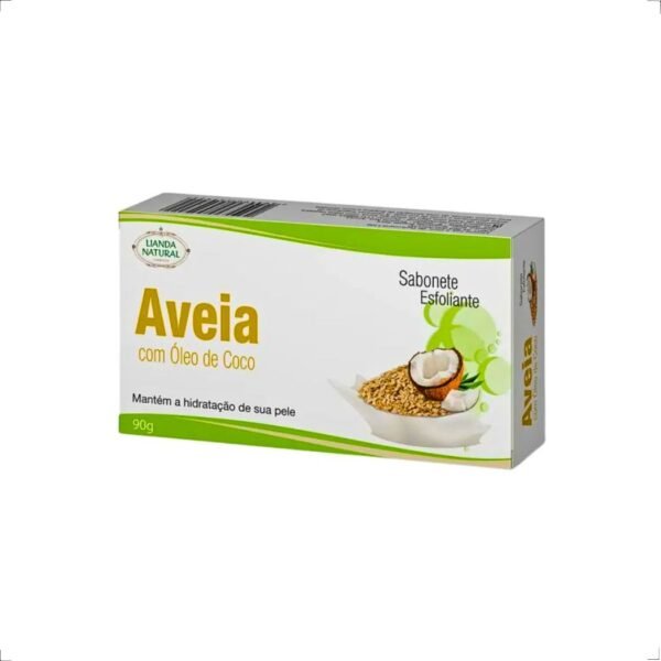 Sabonete Aveia com óleo de coco 90g Lianda natural