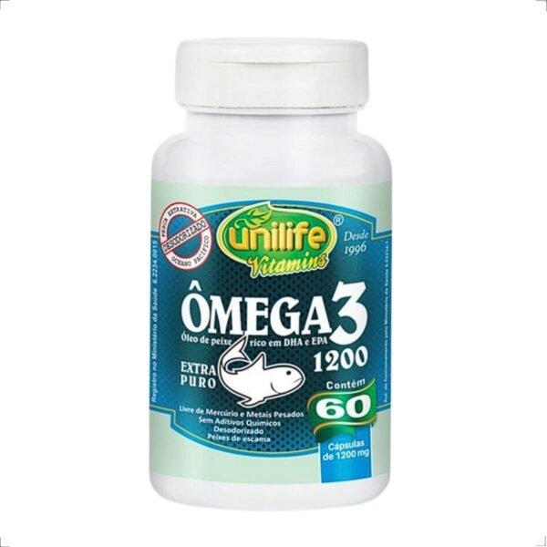 Ômega 3 60 caps 1200 mg Unilife
