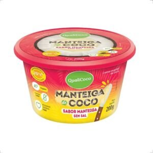 Manteiga de Coco sem sal 200g Qualicoco