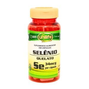 Selênio Quelato Se 500mg 60 caps Unilife
