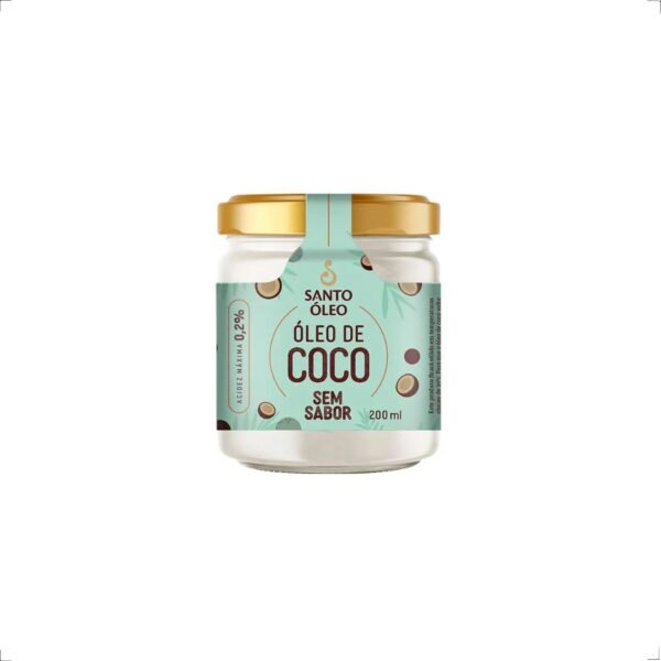 Óleo de Coco sem sabor 200ml Santo Óleo