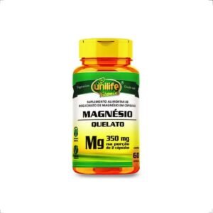Magnésio Quelato Mg 350mg 60 caps Unilife