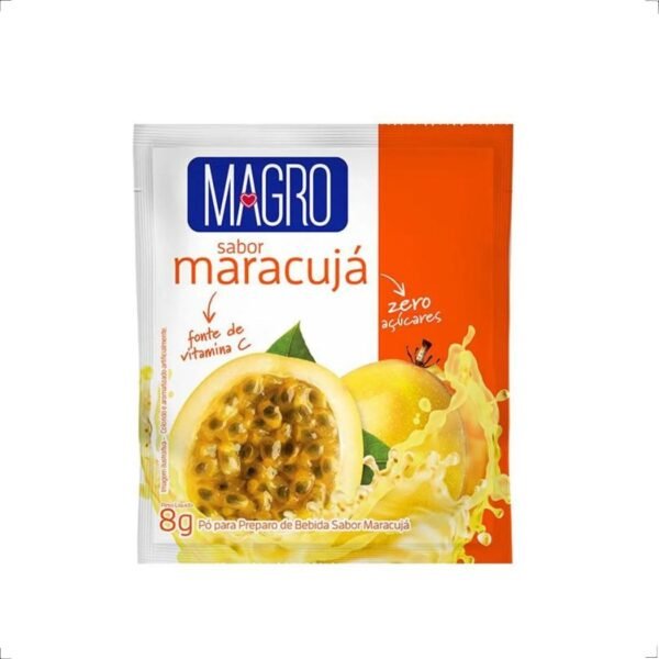 Suco sabor maracujá 8g magro
