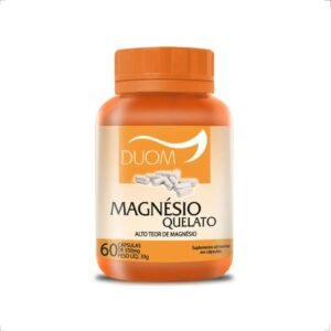 Magnésio Quelato Bisglicinato 60caps  Duom