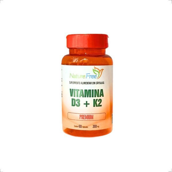 Vitamina D3 +K2 60 caps 350mg Nature Free