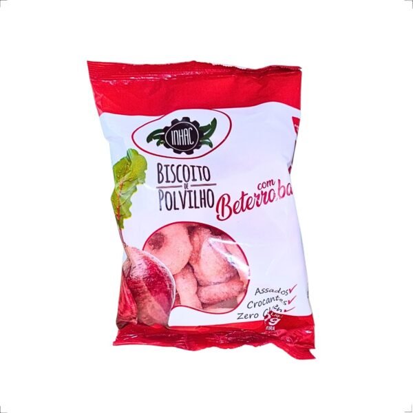 Biscoito de Polvilho Beterraba 50g Inhac