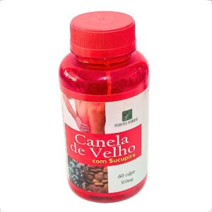 Canela de velho com Sucupira 60 caps 500mg Fonte Verde
