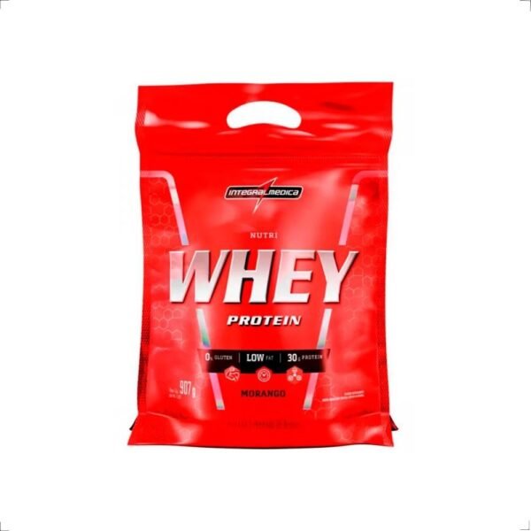 Whey Protein Morango 900g Integral Médica