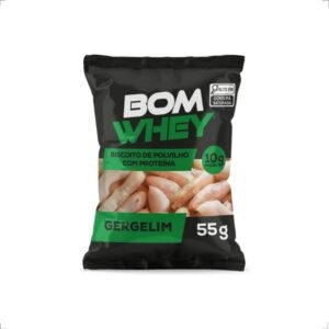 Biscoito de Polvilho com Proteína Gergelim 55g Bom Whey