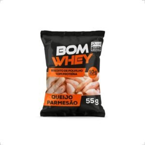 Biscoito de Polvilho com Proteína Queijo Parmesão 55g Bom Whey