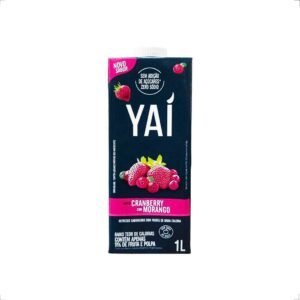 Suco Cranberry e Morango 1L  Yaí